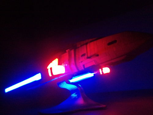 Effekt LED Beleuchtungsset - für Round2 Star Trek Runabout Rio Grande 1/72 Modellbausatz