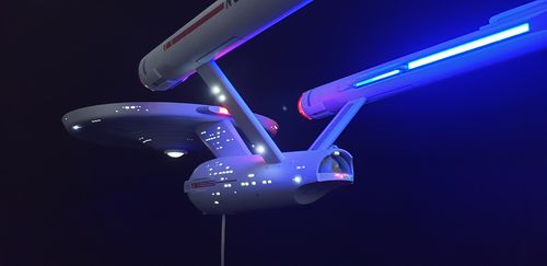 1/350 U.S.S. Enterprise NCC-1701 TOS model pro built and lighted
